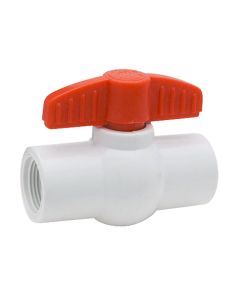 Válvula de Esfera Roscable 1/2" PVC Hidráulico Dica