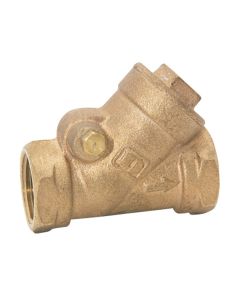 Válvula de Retención Tipo Columpio Roscable 3/4" Bronce Dica