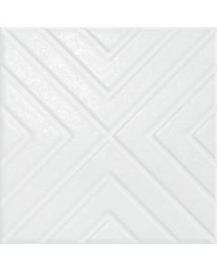 Piso Malibu-Ad Antiderrapante Brillante 20 x 20 cm Blanco - CAJA con 1.53 m²