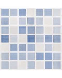 Piso Rubik Antiderrapante Mate 20.1 x 20.1 cm Azul - CAJA con 1.53 m²