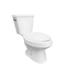 Sanitario (WC) Kino Dos Piezas Alargado Compacto Blanco Sin Asiento Urrea