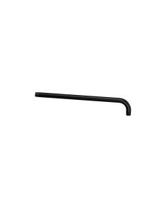 Brazo para Regadera de 16" para Regulador Tipo Lluvia Negro Mate