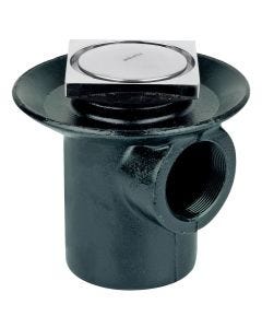Coladera de una boca para piso de contra cuadrada