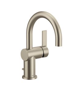 Monomando Mezcladora para Lavabo Acero Inoxidable Moen