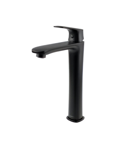 Monomando alto para lavabo Cassia Negro Mate