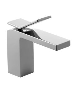 Monomando Quadro corto para lavabo cromo
