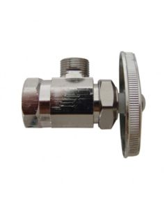 Llave de Control para Agua Cromo Angular
