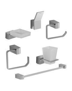 Juego de accesorios Quadro cromo