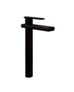Monomando Premier alto para lavabo ébano con desagüe de push