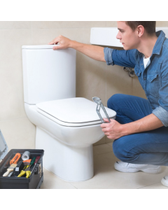 Instalación de WC 1 pieza más lavabo