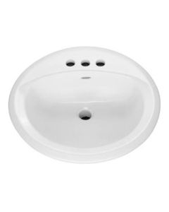 Lavabo Rondalyn de Sobrecubierta Blanco 4"
