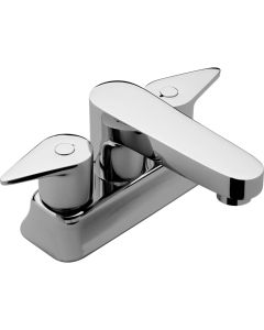 Mezcladora Deco para lavabo cromo 4"
