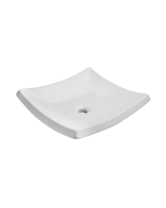 Lavabo Trazzo de Sobreponer Blanco sin Rebosadero
