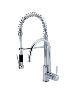 Monomando Gourmet Twin para fregadero cromo