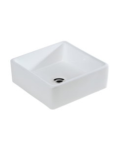 Lavabo Quadro III de Sobreponer Blanco