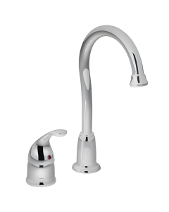 Llave Camerist de cromo con un maneral y arco alto para bar
