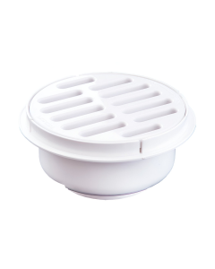 Coladera Universal Plástica Urrea Con Rejilla Blanca