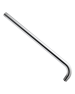Brazo para regadera cromo 16" con chapetón
