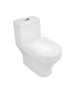 Sanitario (WC) Fussion One Piece Alargado Blanco 4 y 6 L
