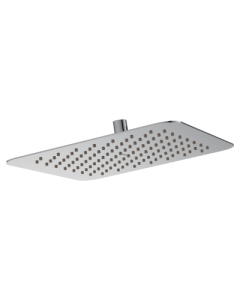 Regadera cebolleta plana tipo lluvia cromo 12" eco-performance