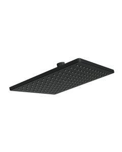 Cebolleta de regadera tipo lluvia de 8" y de una función en negro Arlys