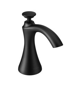 Dosificador de jabón negro mate