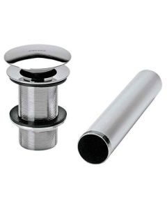 Contra de Push sin Rebosadero para Lavabo Cromo