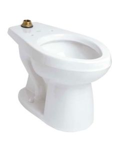 Taza Nao 17 elongada para fluxómetro blanco 3.5-4.8 lpd con trampa expuesta