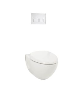 Sanitario (WC) Duo Curvo Suspendido Blanco