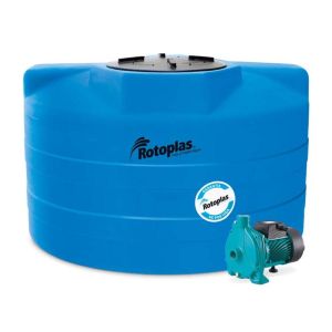 Cisterna con Bomba sin Accesorios Azul 1200 L