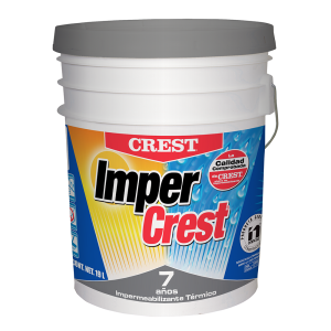 Impermeabilizante impercrest 7 años blanco 19 Lts plus