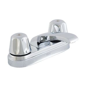 Mezcladora para Lavabo 4" Cubierta de Acero Inoxidable Cromo Dica