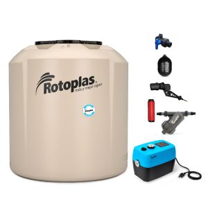 Tinaco Plus con Bomba Inteligente 1,100 L 1/2 HP Rotoplas