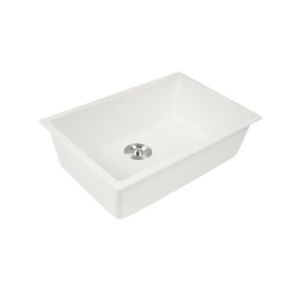 Tarja Sencilla de Cuarzo de Bajocubierta 68 x 45 cm Blanco Urrea