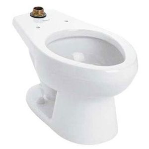 Taza NAO elongada para fluxómetro blanco 3.5-4.8 lpd con trampa expuesta