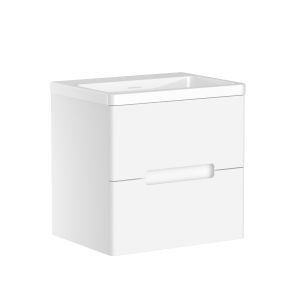 Gabinete Suspendido Blanco Brill con Lavabo Blanco Moen