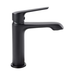 Monomando Corto para Lavabo LIA Negro Urrea