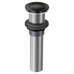Desagüe Sistema Pusch para Lavabo Negro Mate