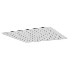 Regadera super slim cuadrada cromo sin brazo