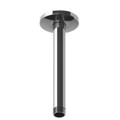 Brazo de regadera a techo cromo 20 cm tubular 2307