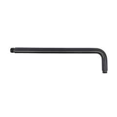 Brazo de regadera a pared Inox Negro   