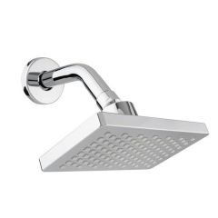 Regadera Rectangular con Bzo y Chap Cromo URREA