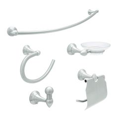 Juego de accesorios Clasica para baño cromo