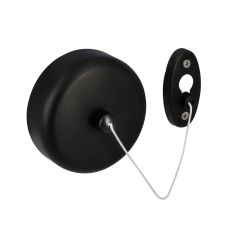 Tendedero Retráctil para Baño Acabado Negro Mate Urrea