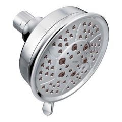Cebolleta de regadera estándar con rocío 4 funciones Cromo