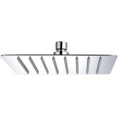 Regadera cuadrada cromo 8" — Dica