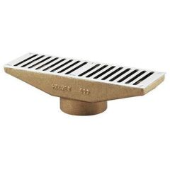 Rebosadero rectangular para pasillo