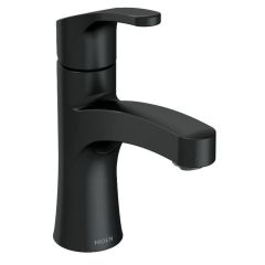 Monomando para lavabo Danika negro mate