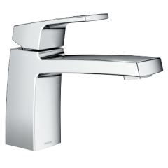 Monomando para lavabo de arco bajo cromo