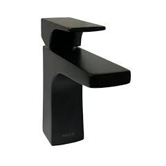 Monomando P/Lavabo Push Button Negro Mate